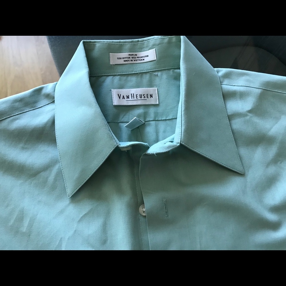 Van heusen green dress shirt